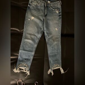 PEARLS GIRLFRIEND FIT JEANS